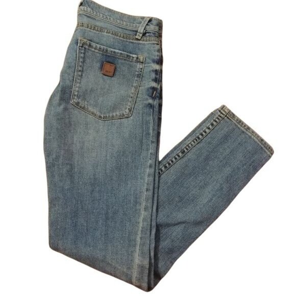 Roxy Junior's Sz 3 Light Wash Denim Jeans Straight Leg 5 Pocket Style M473186V2 - Picture 3 of 6